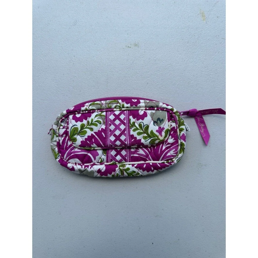 NWOT Vera Bradley Quilted Julep Tulip Floral Paisley Flap Mirror Cosmetic Pouch
